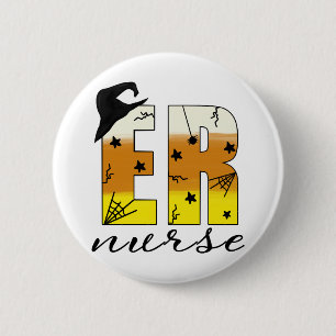 Macaron Rond 5 Cm Halloween Er Nurse