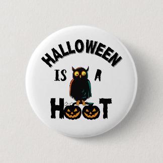 Macaron Rond 5 Cm Halloween est une saison de Hoot