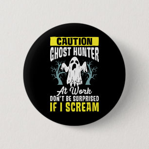 Macaron Rond 5 Cm Halloween Fantôme Chasseur Travail Paranormal Fant