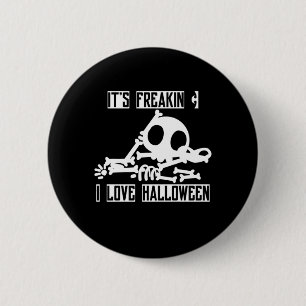 Macaron Rond 5 Cm Halloween It Is Freakin