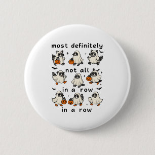 Macaron Rond 5 Cm Halloween Plus Certainement Pas Tout Dans Un Ghost