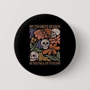 Macaron Rond 5 Cm Halloween Rétro Ma Saison Préférée Est L'Automne D