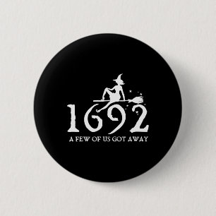 Macaron Rond 5 Cm Halloween Rétro Salem Witch 1692 Quelques-Uns Ont 