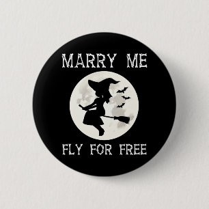 Macaron Rond 5 Cm Halloween sorcière drôle pour les femmes Wiccan