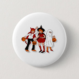 Macaron Rond 5 Cm Halloween vintage