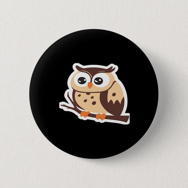 Macaron Rond 5 Cm Halloween Viral Peekabo (Devant)