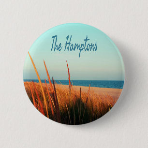 Macaron Rond 5 Cm Hamptons Beach Long Island New York