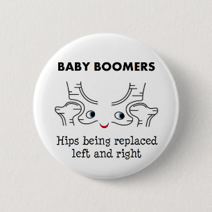 Macaron Rond 5 Cm Hanches de baby boomer