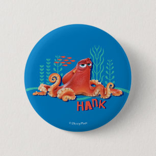 Macaron Rond 5 Cm Hank Amusement sous la mer