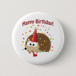 Macaron Rond 5 Cm Happy Anniversaire Confetti
