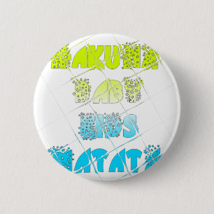 Macaron Rond 5 Cm Happy Colors Hakuna Matata Hakunamatata