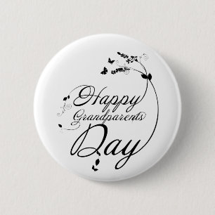 Macaron Rond 5 Cm Happy grandparents day