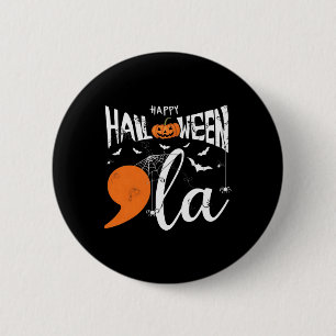 Macaron Rond 5 Cm Happy Halloween Comma La Shirt Halloween Costume P