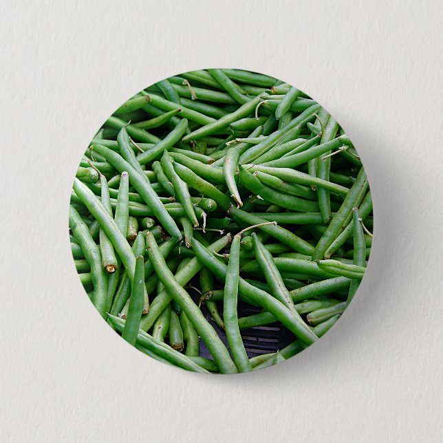 Macaron Rond 5 Cm Haricots verts (Devant)