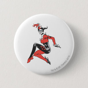 Macaron Rond 5 Cm Harley Quinn 1