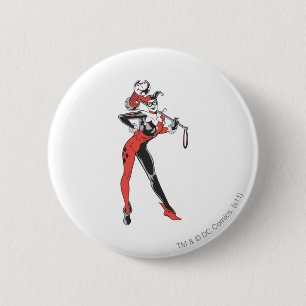 Macaron Rond 5 Cm Harley Quinn 4