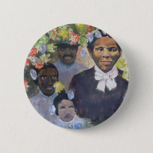 Macaron Rond 5 Cm Harriet Tubman