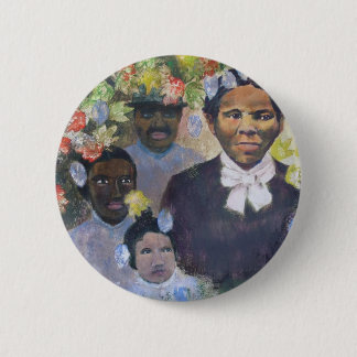 Macaron Rond 5 Cm Harriet Tubman