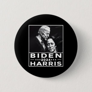 Macaron Rond 5 Cm Harris 2024 47e élection du président Joe Biden Ka