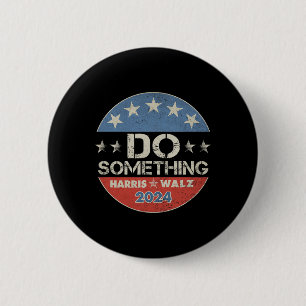 Macaron Rond 5 Cm Harris 2024 Election - Michelle Obama fait quelque