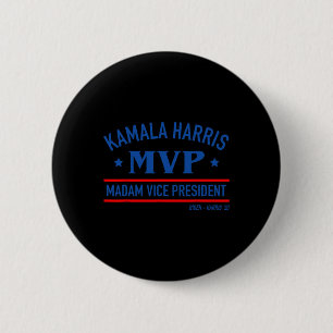 Macaron Rond 5 Cm Harris Mvp Madame la Vice-présidente Biden Harris