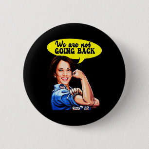 Macaron Rond 5 Cm Harris Pour L'Élection Présidentielle 2024 Nous N'