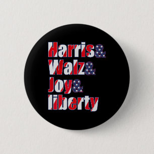 Macaron Rond 5 Cm Harris Wheimer Waltz 2024 - Harris W Joy Liberty R