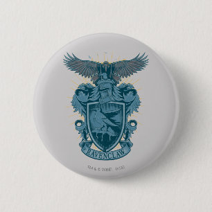 Macaron Rond 5 Cm Harry Potter   Blason de Serdaigle