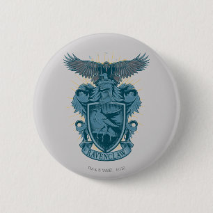 Macaron Rond 5 Cm Harry Potter   Crête de Ravenclaw