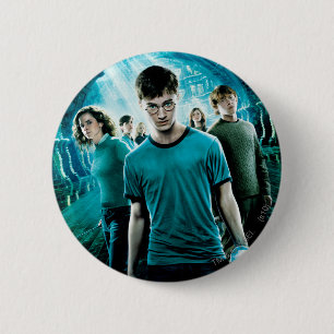 Macaron Rond 5 Cm HARRY POTTER ET L'ORDRE DU PHOENIX™ Blue