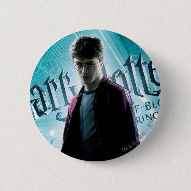 Macaron Rond 5 Cm Harry Potter HPE6 2 (Devant)