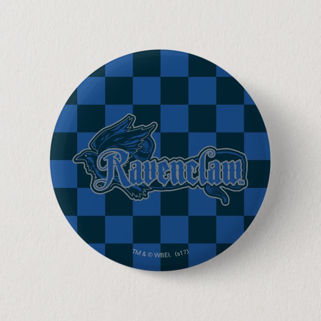 Macaron Rond 5 Cm Harry Potter | Ravenclaw Eagle Graphic (Devant)