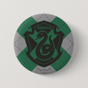 Macaron Rond 5 Cm Harry Potter   Slytherin House Pride Crest