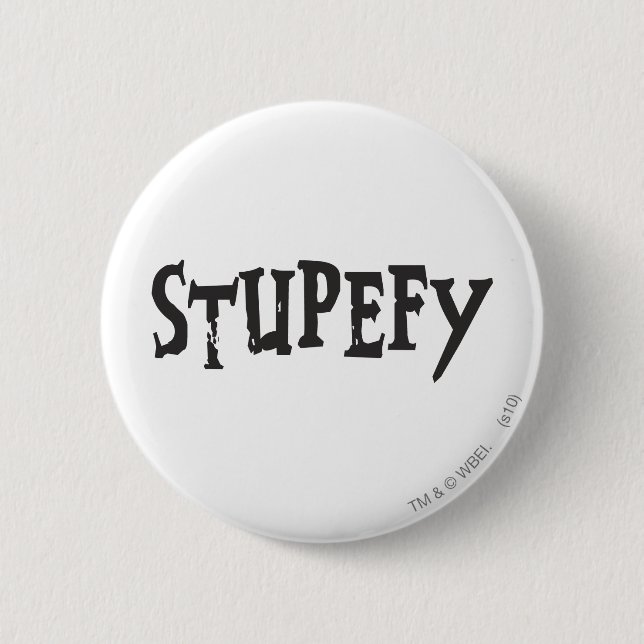 Macaron Rond 5 Cm Harry Potter Spell | Stupefy Spell (Devant)