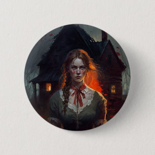 Macaron Rond 5 Cm Haunting house