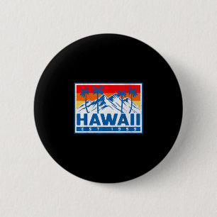 Macaron Rond 5 Cm Hawaii