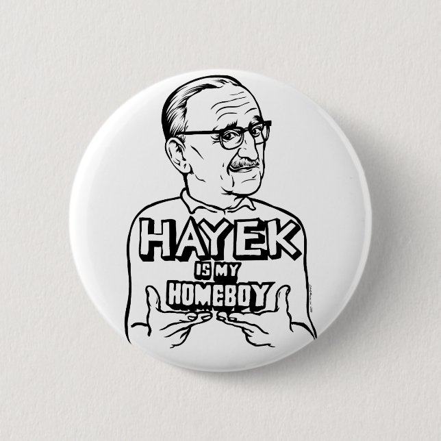 Macaron Rond 5 Cm Hayek est mon bouton de Homeboy (Devant)
