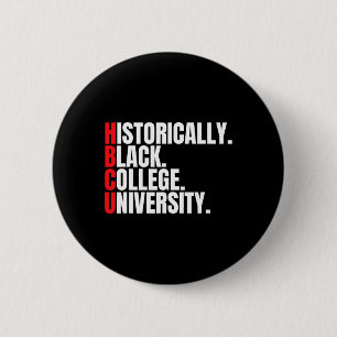 Macaron Rond 5 Cm Hbcu Historiquement Black College Et Universitaire