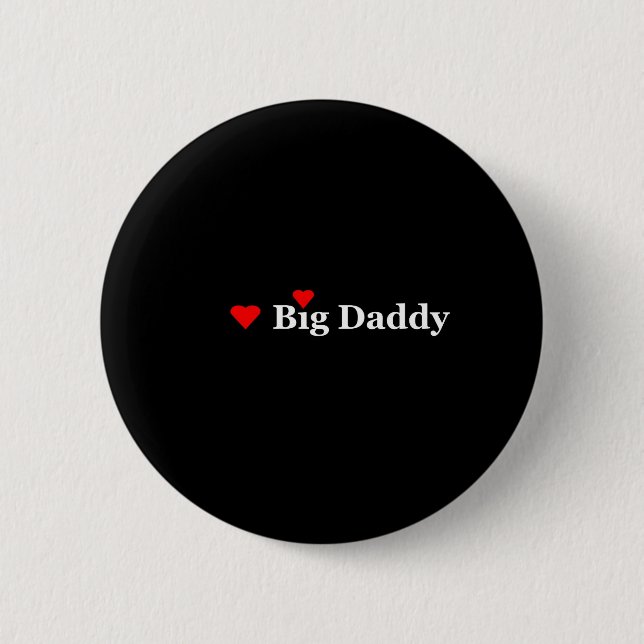Macaron Rond 5 Cm Heart Big Daddy (Devant)