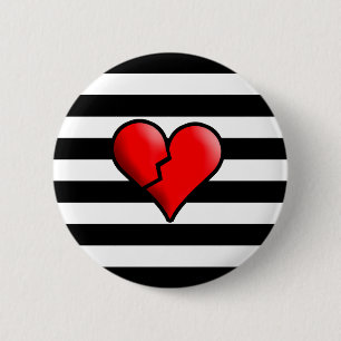 Macaron Rond 5 Cm Hearted cassé