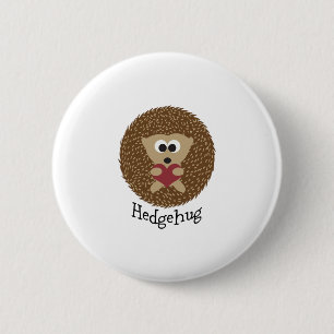 Macaron Rond 5 Cm Hedgehug Hedgehog