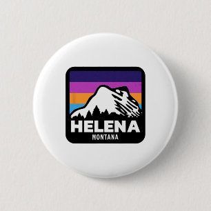 Macaron Rond 5 Cm Helena Montana Pêche Ski Snowboard Famille