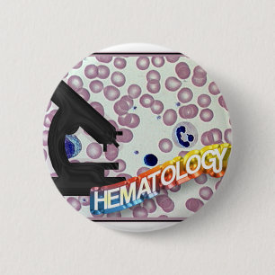Macaron Rond 5 Cm HÉMATOLOGIE - technologie Médicale - laboratoire