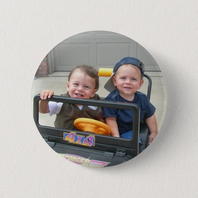 Macaron Rond 5 Cm Henry et Eli (Devant)