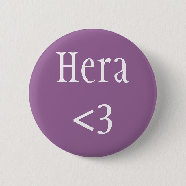 Macaron Rond 5 Cm Hera <3 déesse grecque (Devant)