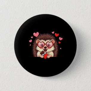 Macaron Rond 5 Cm Hérisson Drôle Cœur Chocolat Saint Valentin Femmes