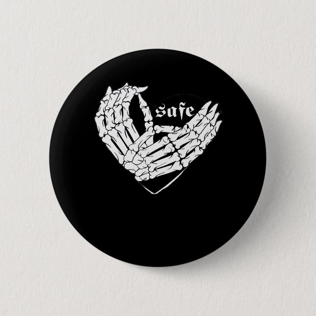 Macaron Rond 5 Cm Heureuse Sainte-Valentin - Mon Coeur Est Mon Valen (Devant)