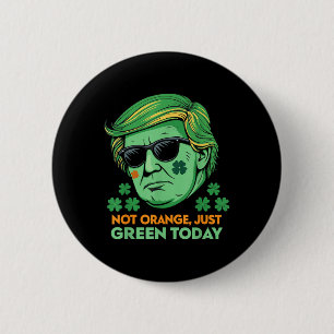 Macaron Rond 5 Cm Hilarious Trump St. Paddy's