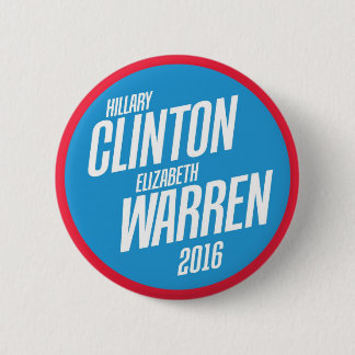 Macaron Rond 5 Cm Hillary Clinton - bouton des terriers 2016