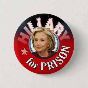 Macaron Rond 5 Cm Hillary Liar en prison